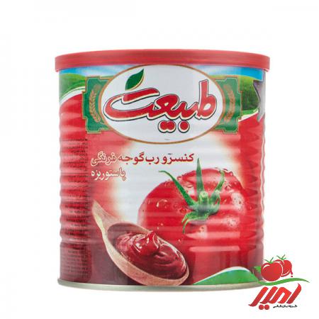 قیمت ویژه رب گوجه یک کیلویی طبیعت درجه یک