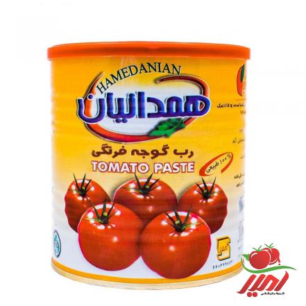 فروش عمده رب گوجه فرنگی همدانیان درجه یک زیر قیمت بازار