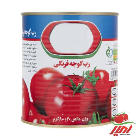 توزیع مستقیم رب گوجه فرنگی قوطی 800 گرمی اعلا