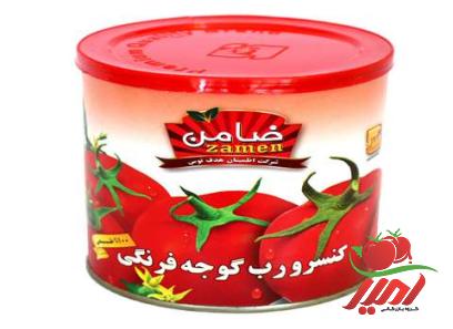 معرفی رب گوجه فرنگی ضامن + بهترین قیمت خرید