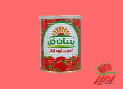 معرفی کنسرو رب گوجه فرنگی سان‌ گل + بهترین قیمت خرید